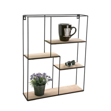 Shelves Metal (11 x 50,5 x 40 cm) Wood