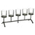 Candleholder Metal Black