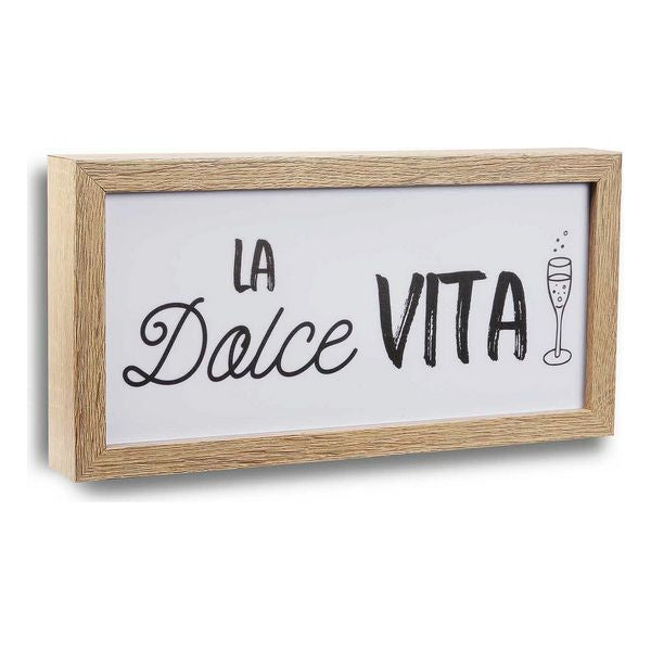 Painting Dolce Vita MDF Wood (4 x 15 x 30 cm)