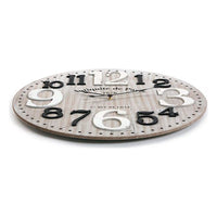 Wall Clock MDF Wood (4,5 x 60 x 60 cm)