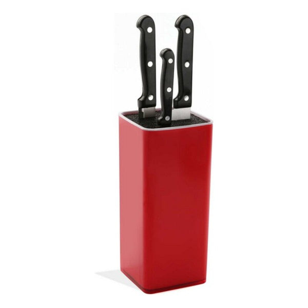 Knife Holder Universal Red Plastic (10 x 21,8 x 10 cm)