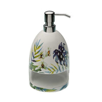 Soap Dispenser Tropical Ceramic (11 x 20,5 x 11 cm)