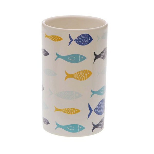 Toothbrush Holder Blue Bay Ceramic