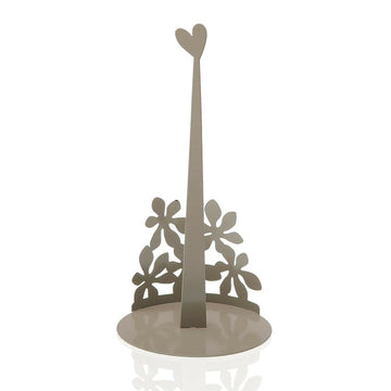 Kitchen Paper Holder Kevin Grey Metal (15 x 30 x 15 cm)