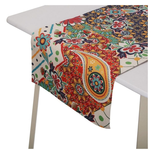 Table Runner Versa Giardino Multicolour Polyester (44,5 x 0,5 x 154 cm)