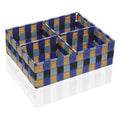 Box with compartments Blue Bay Textile