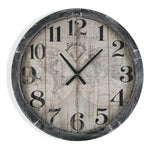 Wall Clock Map World MDF Wood (6,5 x 76,5 x 76,5 cm)