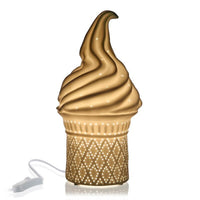 Desk Lamp Ice Cream Porcelain (13,7 x 27 x 13,7 cm)