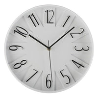 Wall Clock (Ø 30 cm) Plastic (4 x 30 x 30 cm)