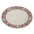 Flat plate Versa Maroon Porcelain