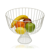 Fruit Bowl White Metal (24,5 cm)