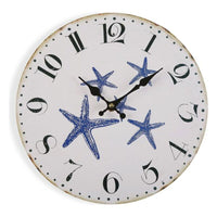 Wall Clock Blue Sea Metal (4 x 29 x 29 cm)