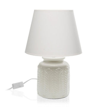 Desk Lamp Ceramic Textile (25 x 36 x 25 cm)