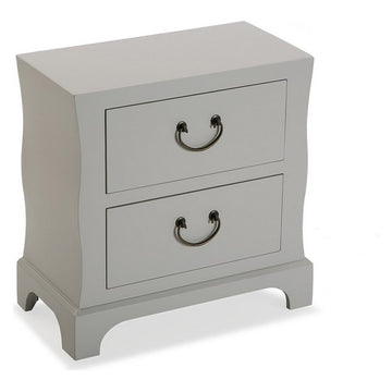 Chest of drawers MDF Wood/Fir wood (25 x 48 x 48 cm) White