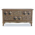 Chest of drawers ELVA Wood (33,5 x 52 x 96 cm)