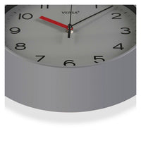 Wall Clock Plastic (6,6 x 29,3 x 29,3 cm) Grey