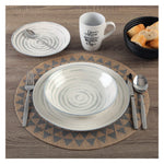 Dinnerware Set Espiral Porcelain (18 Pieces)