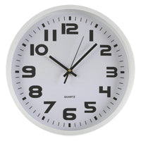 Wall Clock White Plastic (4,2 x 30,5 x 30,5 cm)