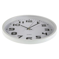 Wall Clock White Plastic (4,2 x 30,5 x 30,5 cm)