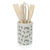 Pot for Kitchen Utensils Zebra Ceramic (10 x 15 x 10 cm)