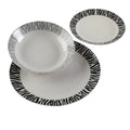 Dinnerware Set Zebra Porcelain (18 Pieces)