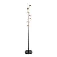 Coat rack Metal (28 x 170 x 28 cm) Black