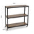 Shelves Wood Metal (30 x 80 x 80 cm) industrial