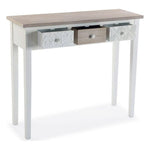 Hall Table with 3 Drawers Kelly Wood (30 x 78 x 90 cm)