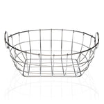 Fruit Bowl Metal Chromed Rectangular (26 x 14 x 32 cm)