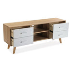 TV Table with Drawers Garden Nordic Wood (30 x 48 x 120 cm)