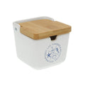 Sugar Bowl Nautical With lid Bamboo Ceramic (11,2 x 10,3 x 11,2 cm)