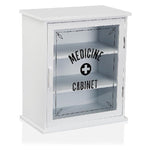 First Aid Kit Wall Black MDF Wood (18 x 36 x 31 cm)