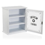 First Aid Kit Wall Black MDF Wood (18 x 36 x 31 cm)