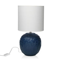 Desk lamp Blue Ceramic (25 x 51 x 25 cm)