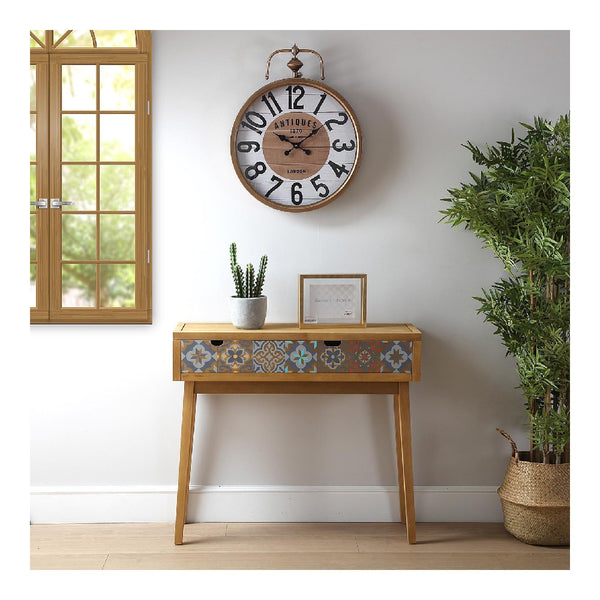 Wall Clock Antiques Metal (6 x 60 x 48 cm)