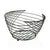 Fruit Bowl Height Chromed (26 x 15 cm)