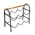 Bottle rack Metal Wood Steel (14 x 27,5 x 32,7 cm)