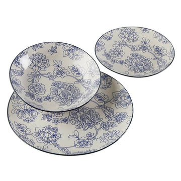 Tableware Aramis Blue Porcelain (18 Pieces)