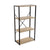 Shelves Metal MDF Wood (30 x 116 x 60 cm)