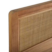 Headboard Rattan Paolownia wood (120 x 3,5 x 100 cm) (12 x 3,5 x 100 cm)