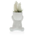 Plant pot White Ceramic (9 x 11 x 9 cm)