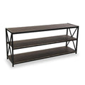 Shelves Metal MDF Wood (40 x 65 x 152 cm)