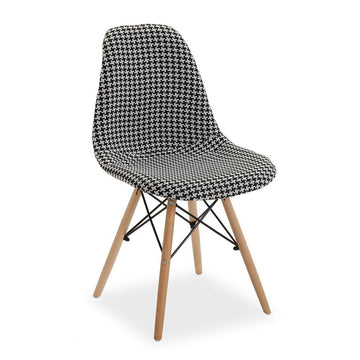 Chair Anna Wood Textile polypropylene (55 x 82 x 47 cm)