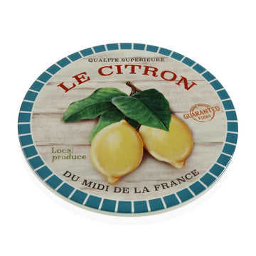 Dessous de plat Versa Citron Céramique (20 x 20 cm)