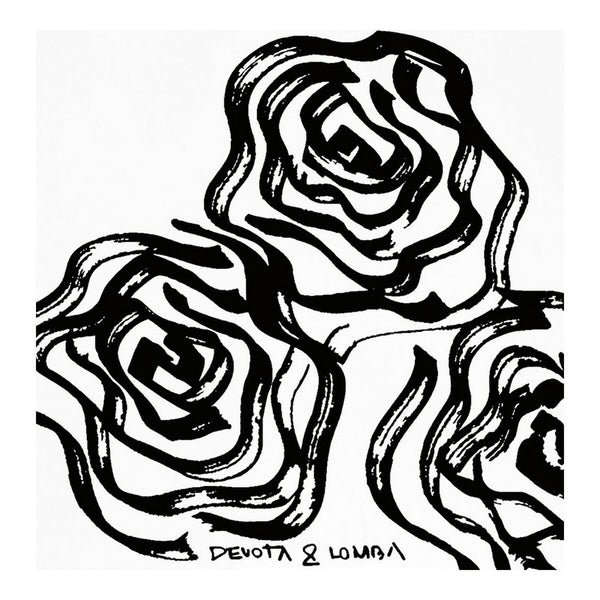 Housse de coussin Devota & Lomba CBROSASPANEL-blanco/negro_180 270 x 260 cm