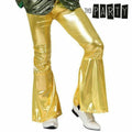 Adult Trousers Disco Golden