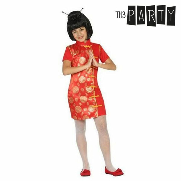 Costume for Children Chinese Woman Red