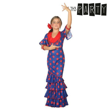 Costume for Children Flamenco dancer Blue