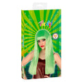 Long Haired Wig 39795 Green