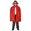 Cloak Drácula 70 cm Red Multicolour One size